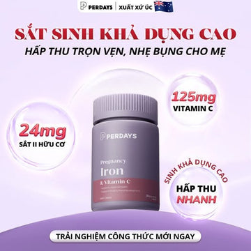 sắt sinh khả dụng cao perdays có tốt không