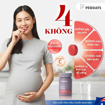mẹ bầu uống sắt kèm vitamin C được không
