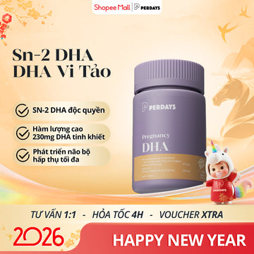 Viên uống bổ sung DHA bầu từ tảo biển - Sn2 DHA - PERDAYS Pregnancy DHA