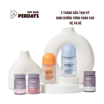 3 Tháng Đầu Thai Kỳ – Dinh Dưỡng Vững Vàng Cho Mẹ Và Bé - COMBO 5 LỌ