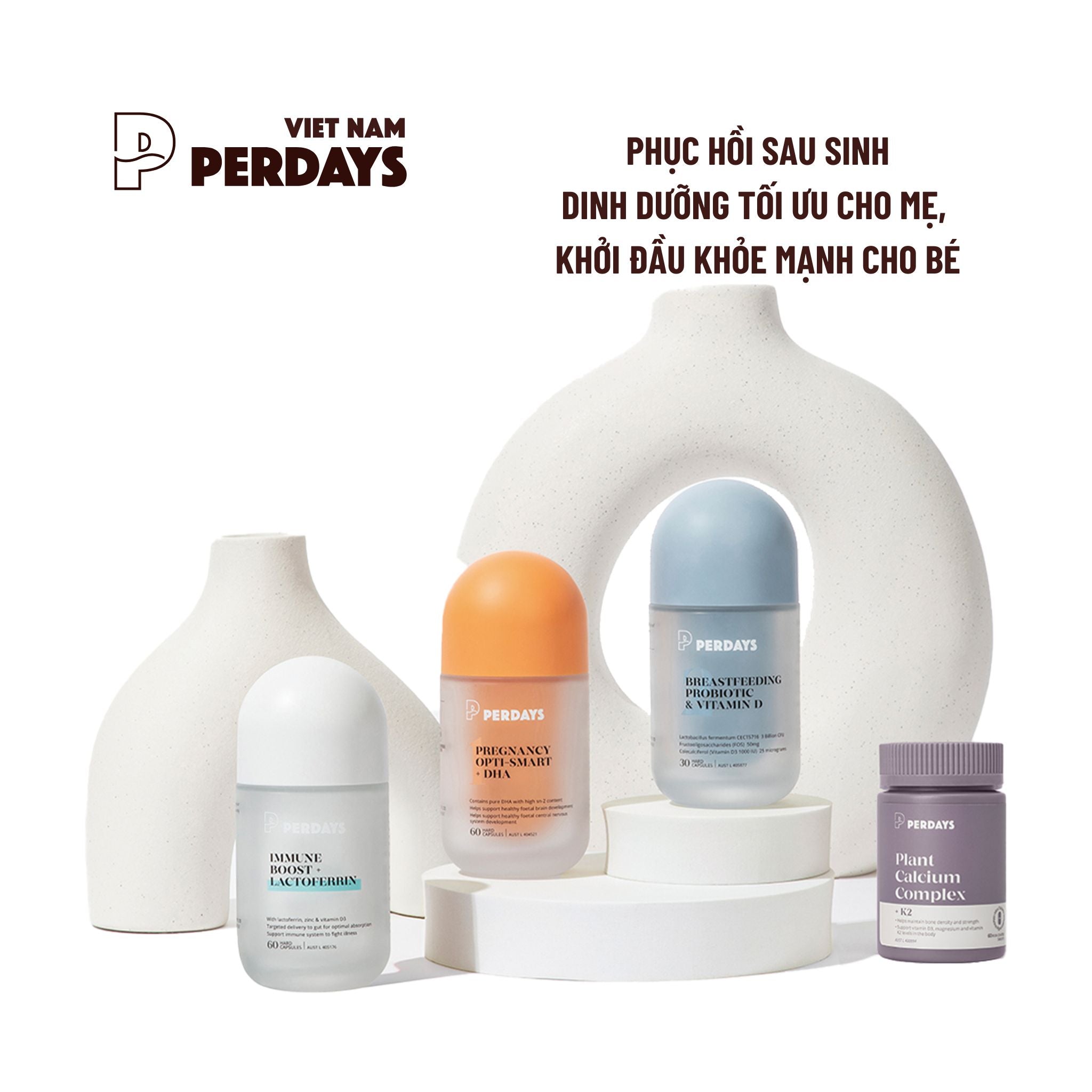 Combo Phục Hồi Sau Sinh – Dinh Dưỡng Tối Ưu Cho Mẹ, Khởi Đầu Khỏe Mạnh Cho Bé - COMBO 4 LỌ