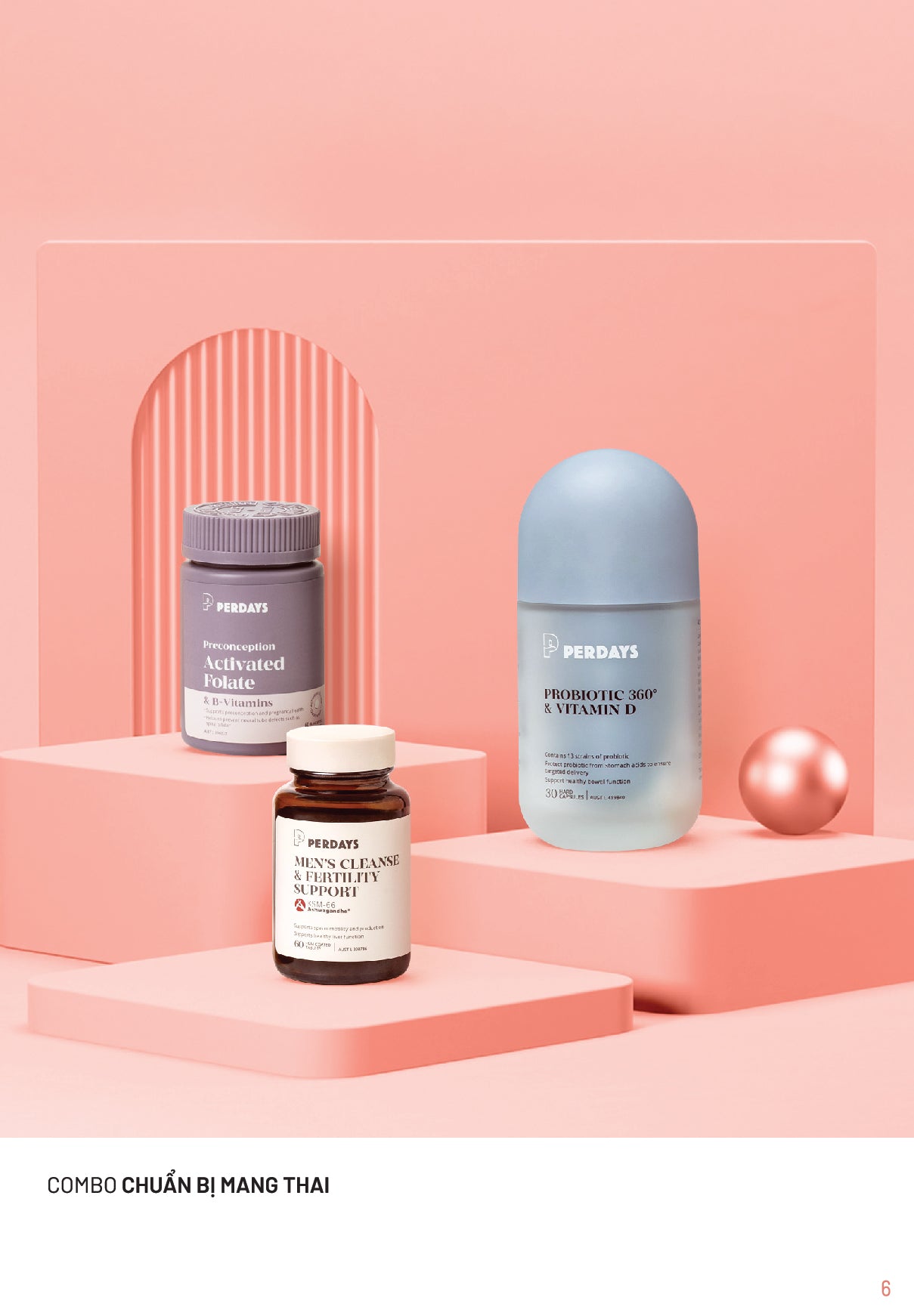 Chuẩn Bị Sức Khỏe Toàn Diện Cho Mẹ & Ba – Sẵn Sàng Đón Thiên Thần Nhỏ - COMBO 3 LỌ