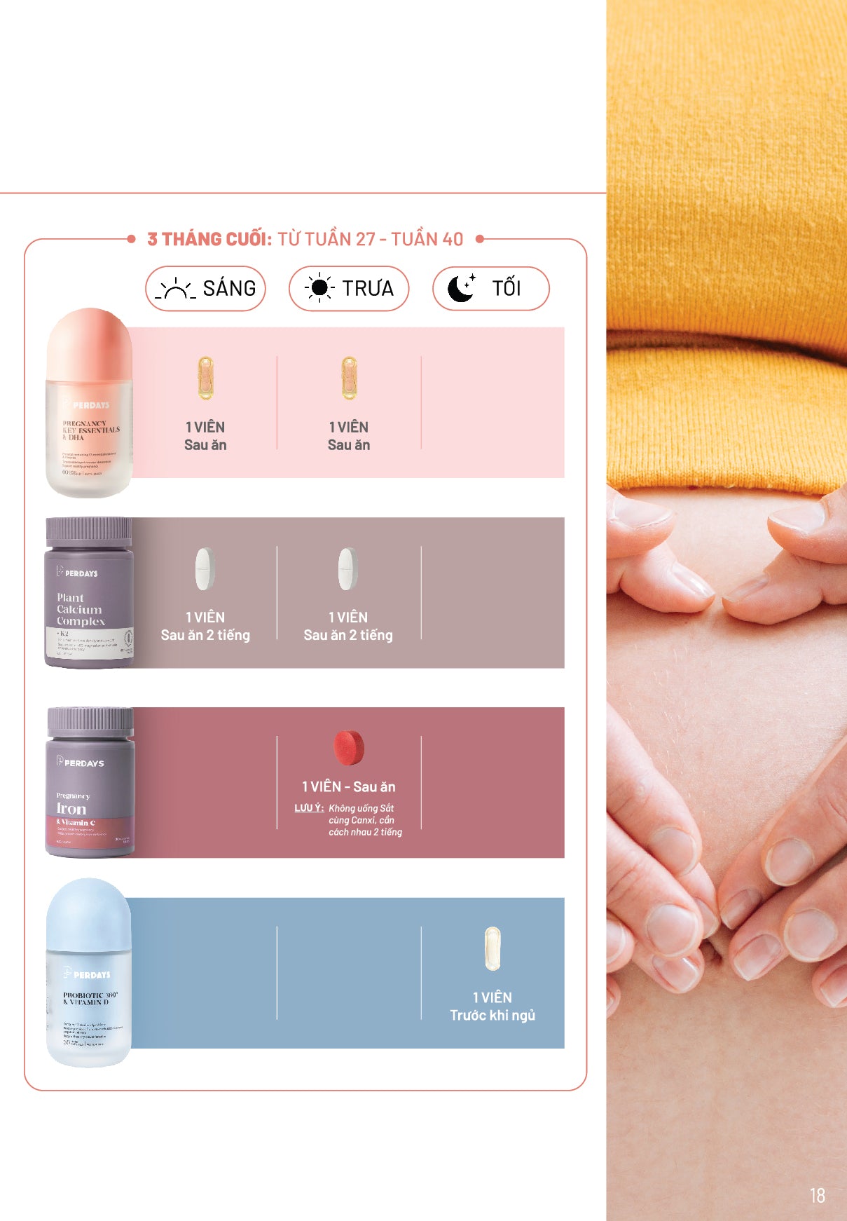 3 Tháng Cuối Thai Kỳ – Dinh Dưỡng Hoàn Hảo Cho Sự Phát Triển Của Bé Yêu - COMBO 4 LỌ