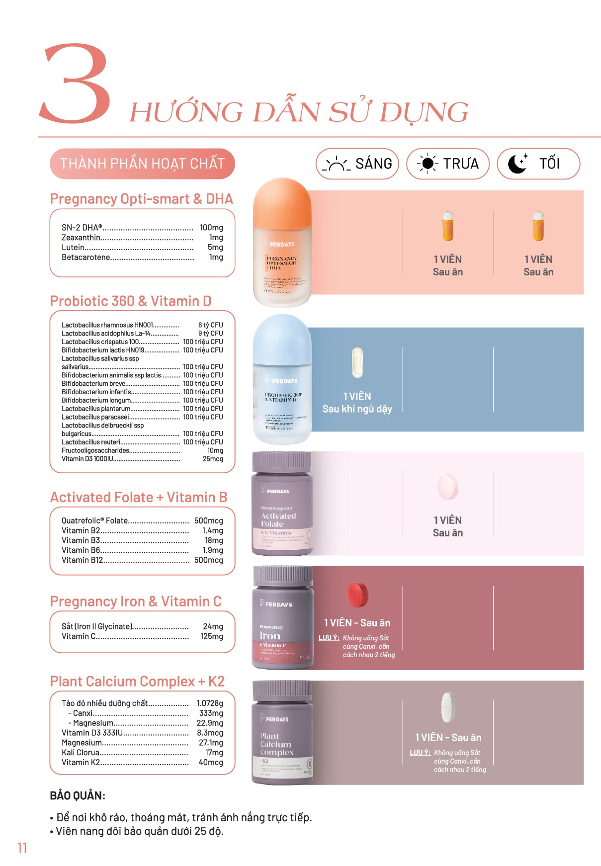 3 Tháng Đầu Thai Kỳ – Dinh Dưỡng Vững Vàng Cho Mẹ Và Bé - COMBO 5 LỌ