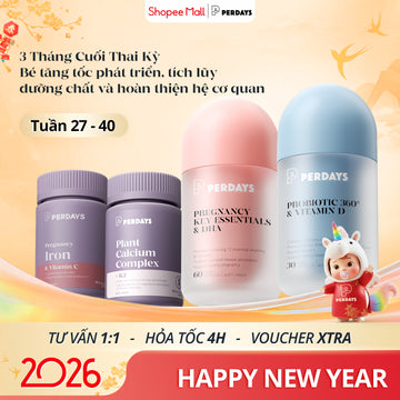 3 Tháng Cuối Thai Kỳ – Dinh Dưỡng Hoàn Hảo Cho Sự Phát Triển Của Bé Yêu - COMBO 4 LỌ