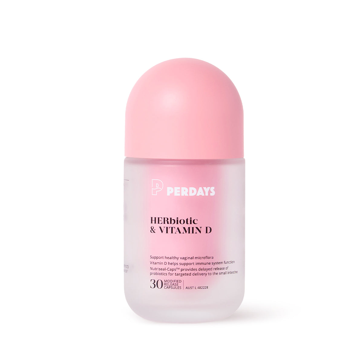 Viên uống bổ sung Men vi sinh hỗ trợ hệ vi sinh phụ nữ - PERDAYS HERbiotic & Vitamin D