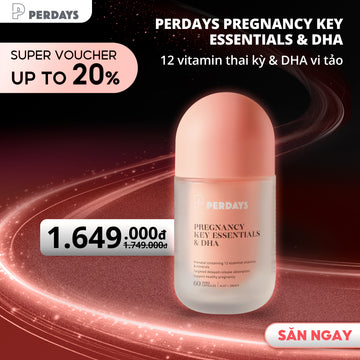 Vitamin Tổng Hợp & DHA - PERDAYS Pregnancy Key Essentials & DHA