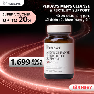 Viên Uống Hỗ Trợ Nam Giới - PERDAYS Men's Cleanse & Fertility Support