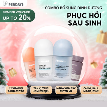 Combo Phục Hồi Sau Sinh – Dinh Dưỡng Tối Ưu Cho Mẹ, Khởi Đầu Khỏe Mạnh Cho Bé - COMBO 4 LỌ