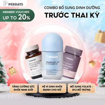 Chuẩn Bị Sức Khỏe Toàn Diện Cho Mẹ & Ba – Sẵn Sàng Đón Thiên Thần Nhỏ - COMBO 3 LỌ