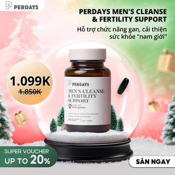 Viên Uống Hỗ Trợ Nam Giới - PERDAYS Men's Cleanse & Fertility Support