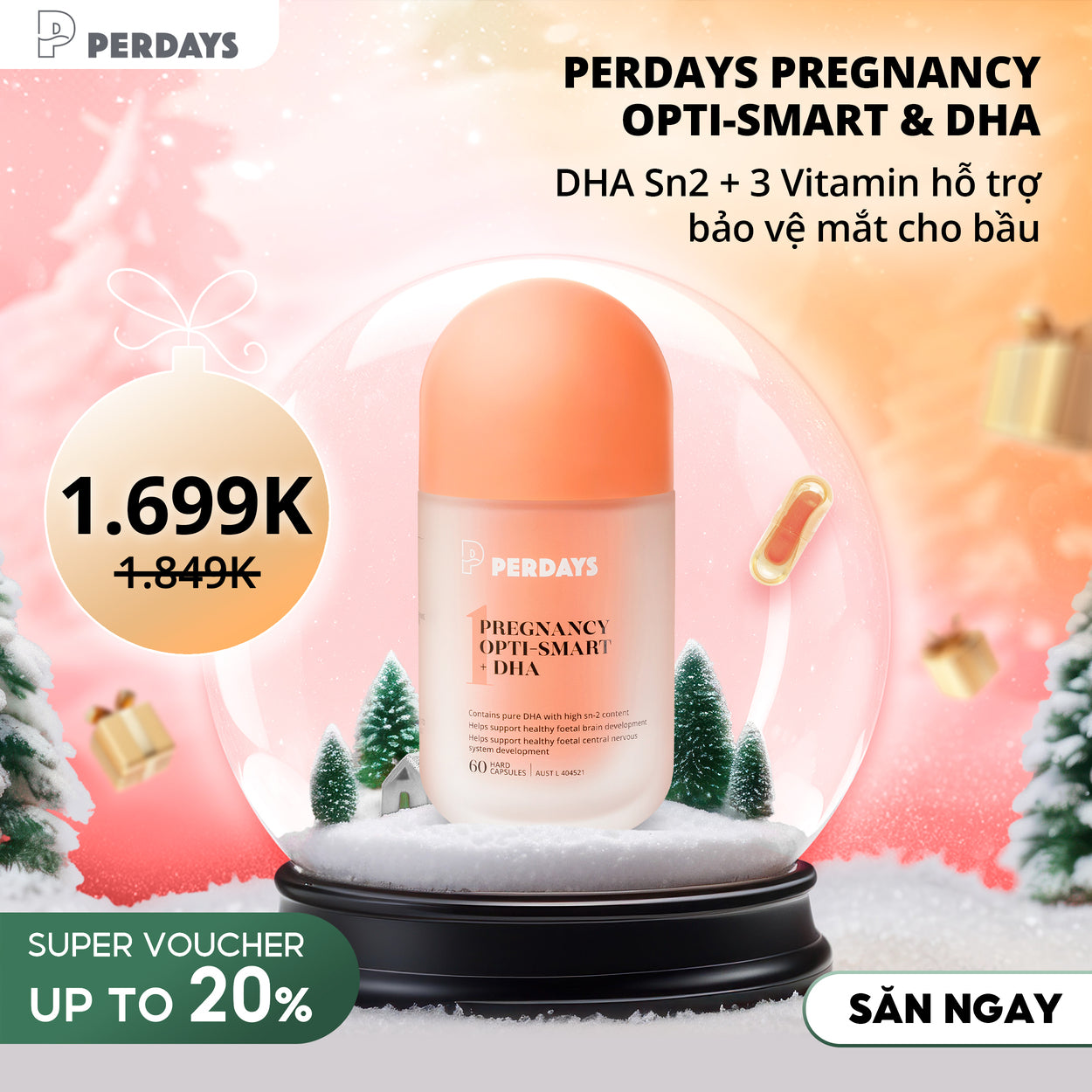 Sn2 DHA & Vitamin - PERDAYS Pregnancy Opti-smart & DHA