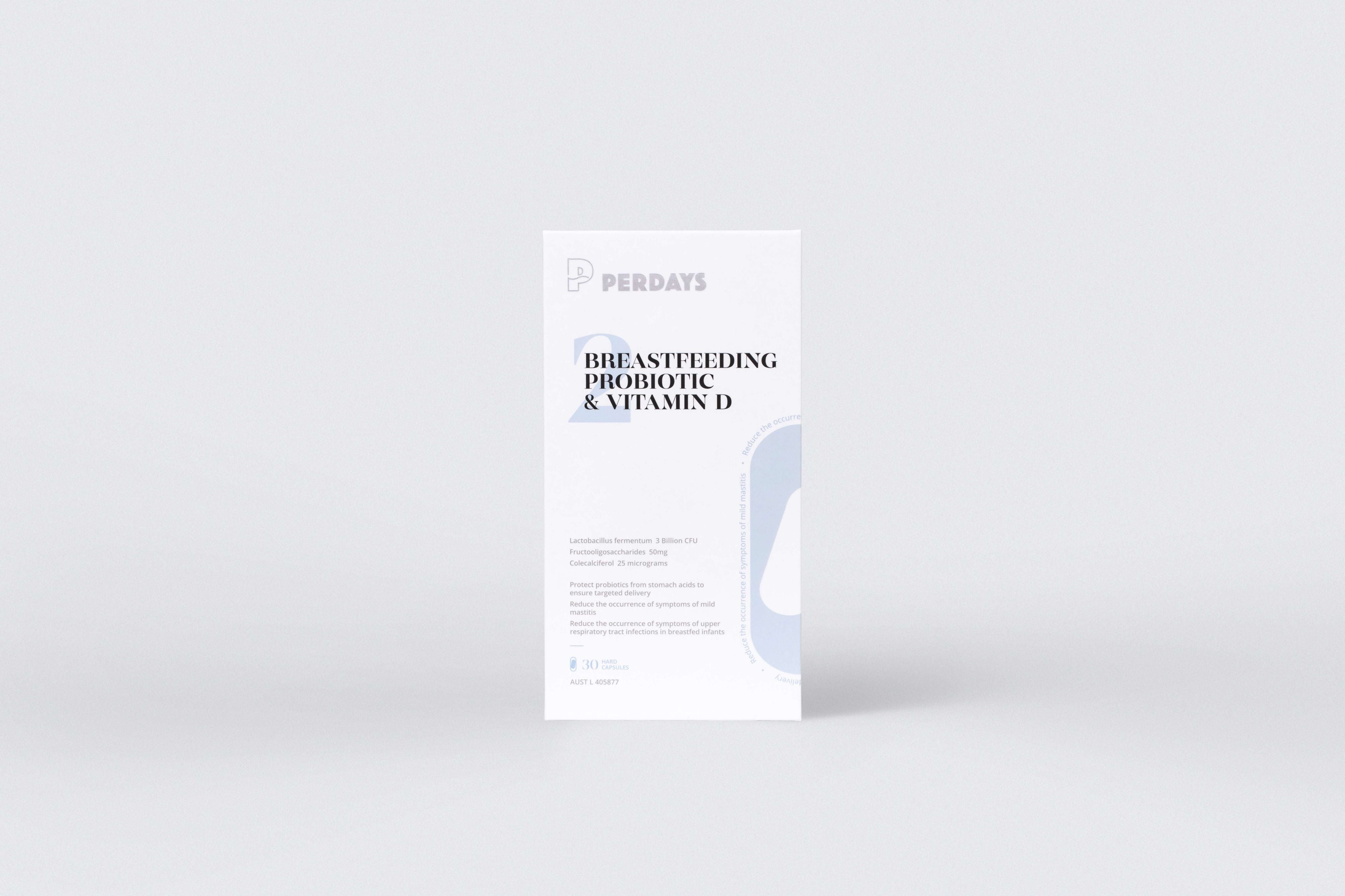 MVS Phòng Ngừa Viêm Tắc Tuyến Vú - PERDAYS Breastfeeding Probiotic & Vitamin D