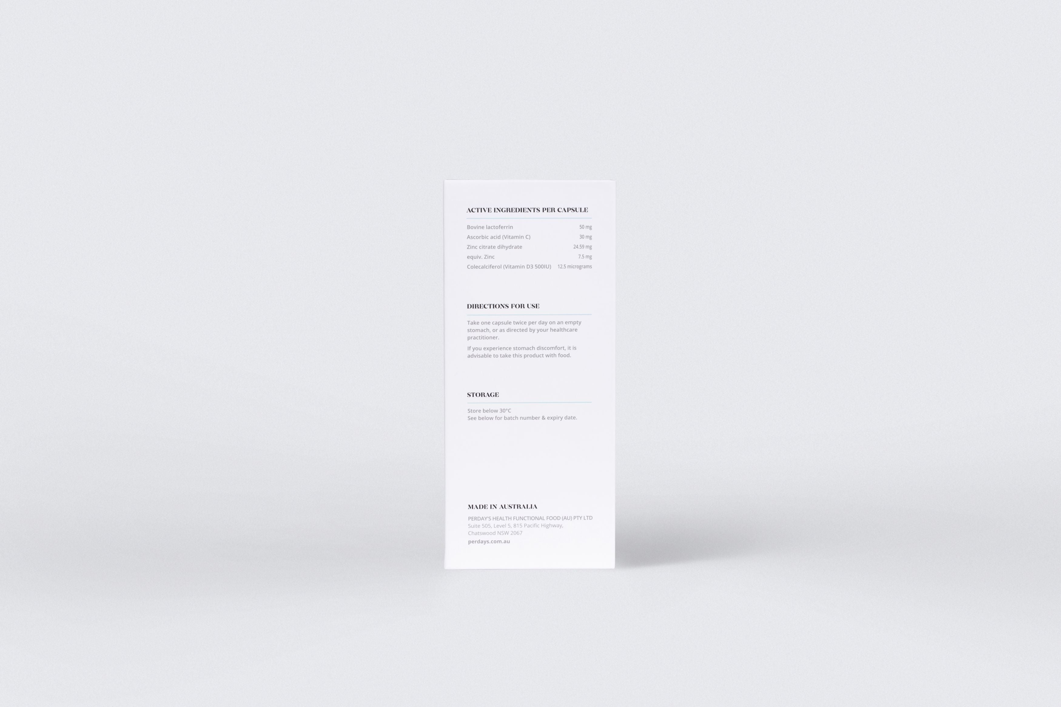 Tăng Cường Miễn Dịch Cho Mẹ và Bé - PERDAYS Immune Boost + Lactoferrin