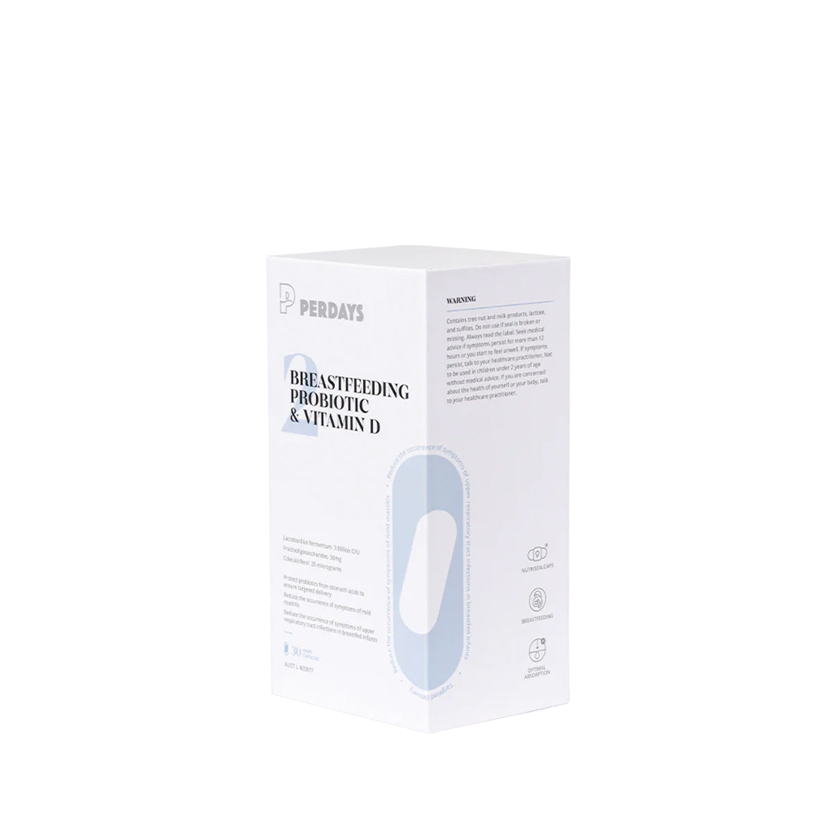 MVS Phòng Ngừa Viêm Tắc Tuyến Vú - PERDAYS Breastfeeding Probiotic & Vitamin D