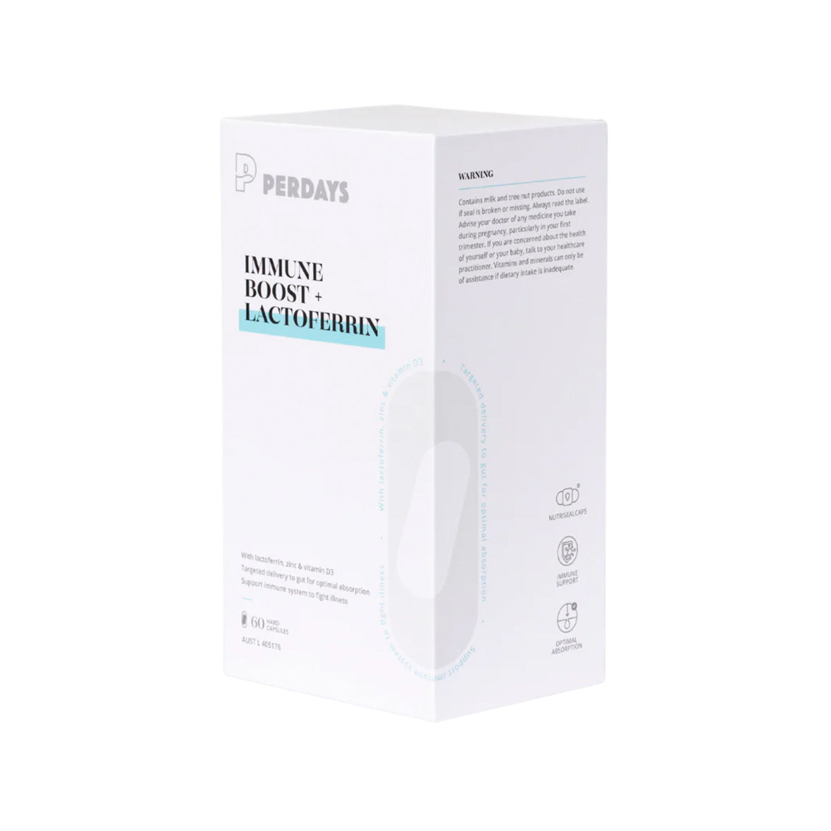 Tăng Cường Miễn Dịch Cho Mẹ và Bé - PERDAYS Immune Boost + Lactoferrin